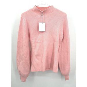 L'Academie Sweater Pastel Pink Rib M